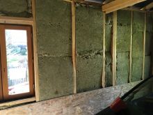 Isolation des murs du garage en bois - Lège Cap Ferret
