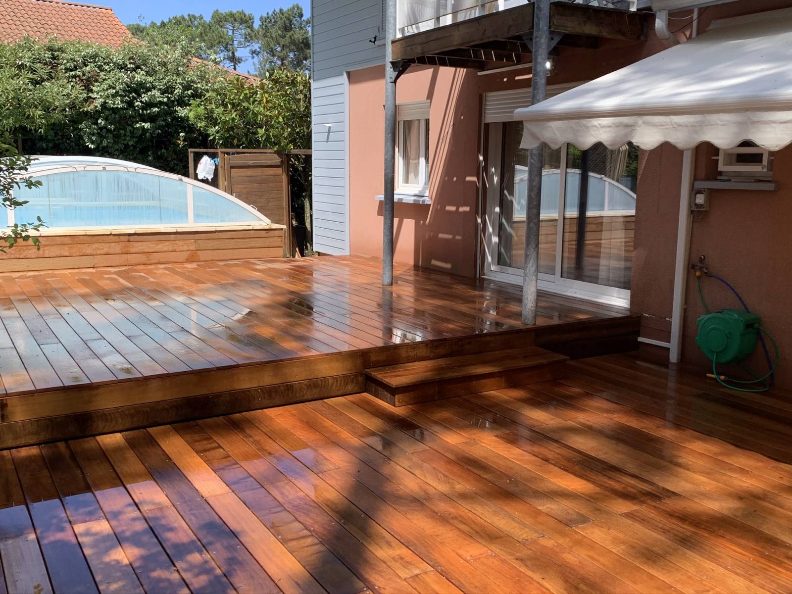 Réalisation d’une terrasse en ITAUBA - Lacanau Océan