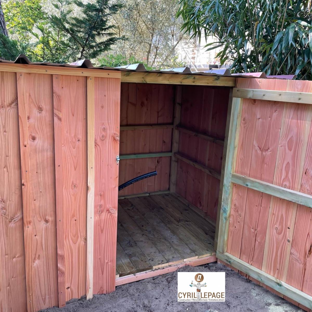 Fabrication abris pompes de piscine - LEGE CAP FERRET