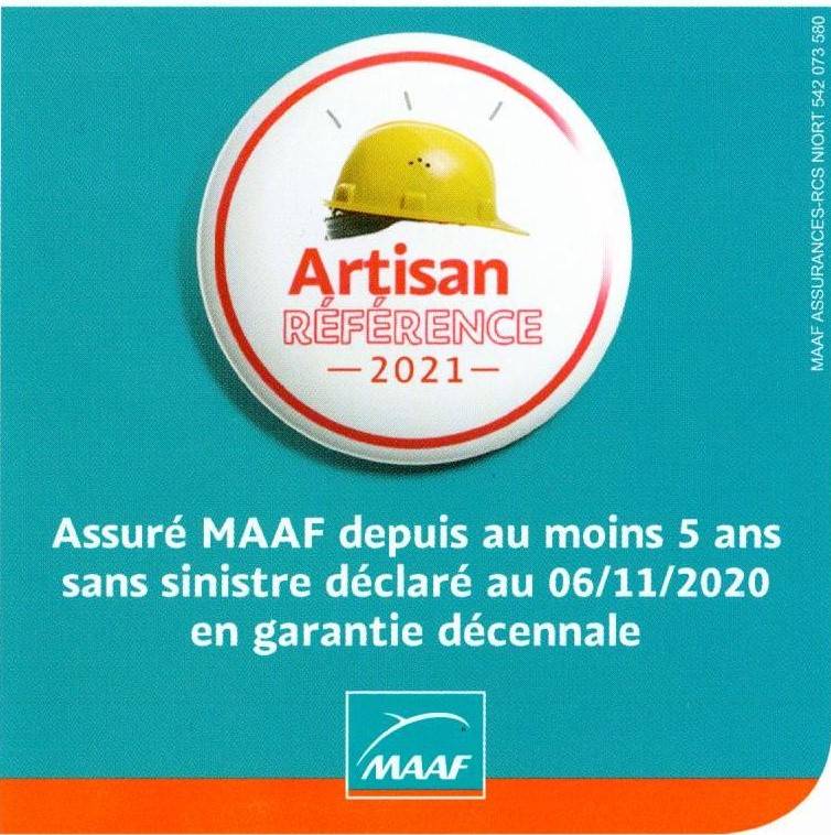 Distinction Maaf, ARTISAN REFERENCE 2021