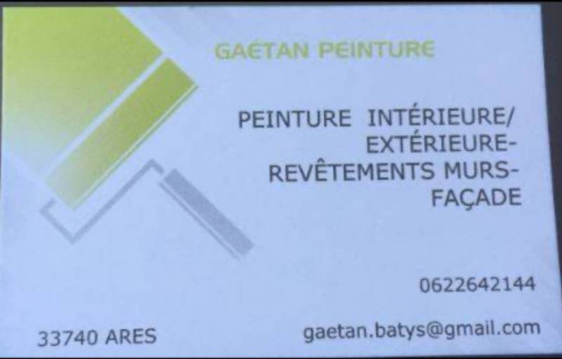 Gaetan peinture - Arès - 33740