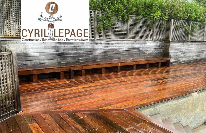 Fabrication terrasse en IPE - LEGE CAP FERRET 