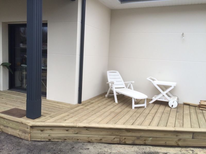 Terrasse en Pin T3 sur la commune de Saint Jean D'Illac