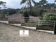 Construction d’un garde corps en bois et aluminium - LEGE CAP FERRET