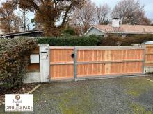 Réalisation d’un portail avec portillon integré sur la commune de TAUSSAT Les Bains - 33