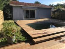 Fabrication d'une terrasse en IPE - Claouey
