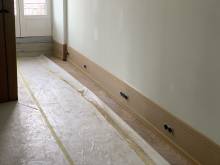 Création de plinthes en bois,médium, - CUB Bordeaux