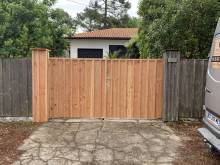 Fabrication d’un portail en bois 2 ouvrants- LEGE CAP FERRET