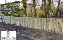 Fabrication clôture en bois ajourée - LEGE CAP FERRET