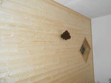 Pose de lambris naturel - Le Porge