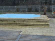 Réalisation terrasse en Bois - LE PORGE