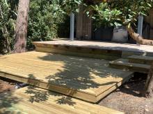 Fabrication terrasse en bois avec différentes hauteurs - 33