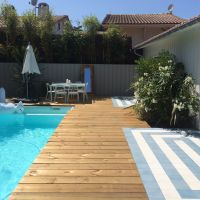 réalisation terrasse en pin Cap Ferret