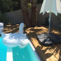 Construction d'une terrasse en Pin, avec clôture en Douglas 33950