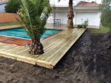 Construction de terrasse en bois 33950
