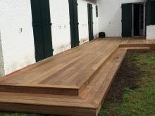 Réalisation d'une terrasse en Bois IPE - LEGE CAP FERRET