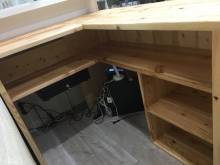 Construction comptoir en bois -  Bordeaux