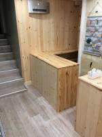 Fabrication comptoir en pin - Gironde