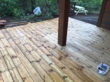 Réalisation terrasse en Pin - 33680