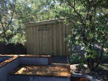 Réalisation garage en Bois - LEGE CAP FERRET