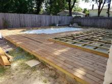 Sructure terrasse en bois - Presqu'ile LEGE CAP FERRET