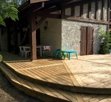 Fabrication terrasse en bois - Médoc