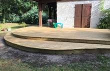 Terrasse en Pin - Longarisse - 33