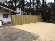 Clôture en bois - Presqu'île LEGE CAP FERRET
