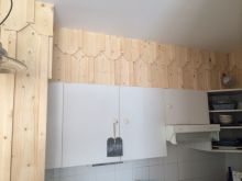 Réalisation d'un bardage avec frise en intérieur sur LEGE CAP FERRET