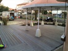 Terrasse en Pin pour un Hôtel - Andernos-Les-Bains 33510